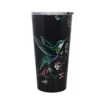 Floral Hummingbird - D2 | 16oz Latte Tumbler