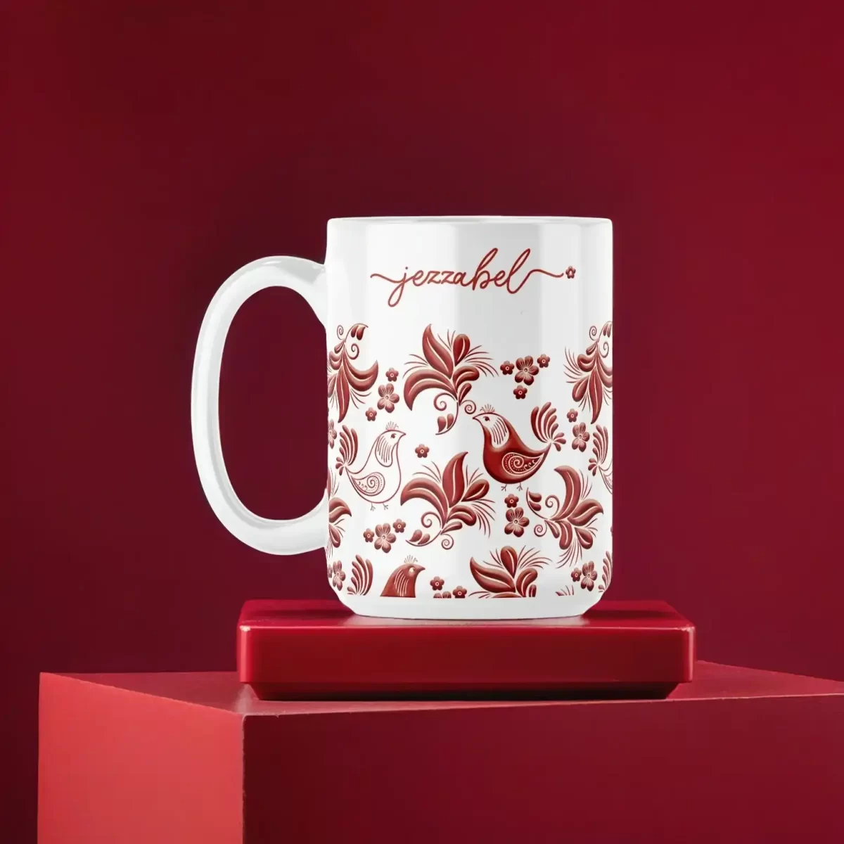 Birds Pattern Set | 15oz Ceramic Mug - Image 4