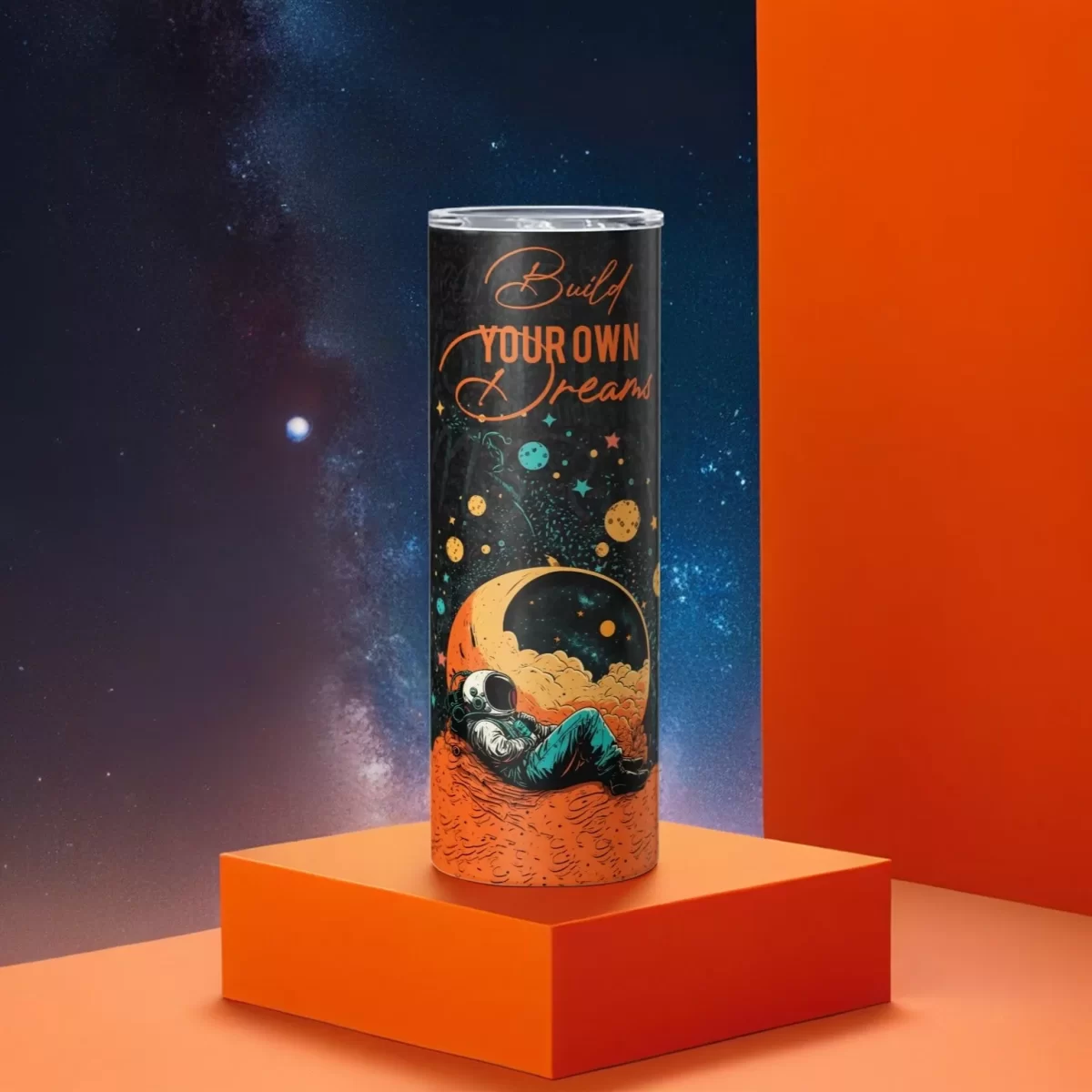 Build Your Own Dreams | 20oz Skinny Tumbler - Image 3