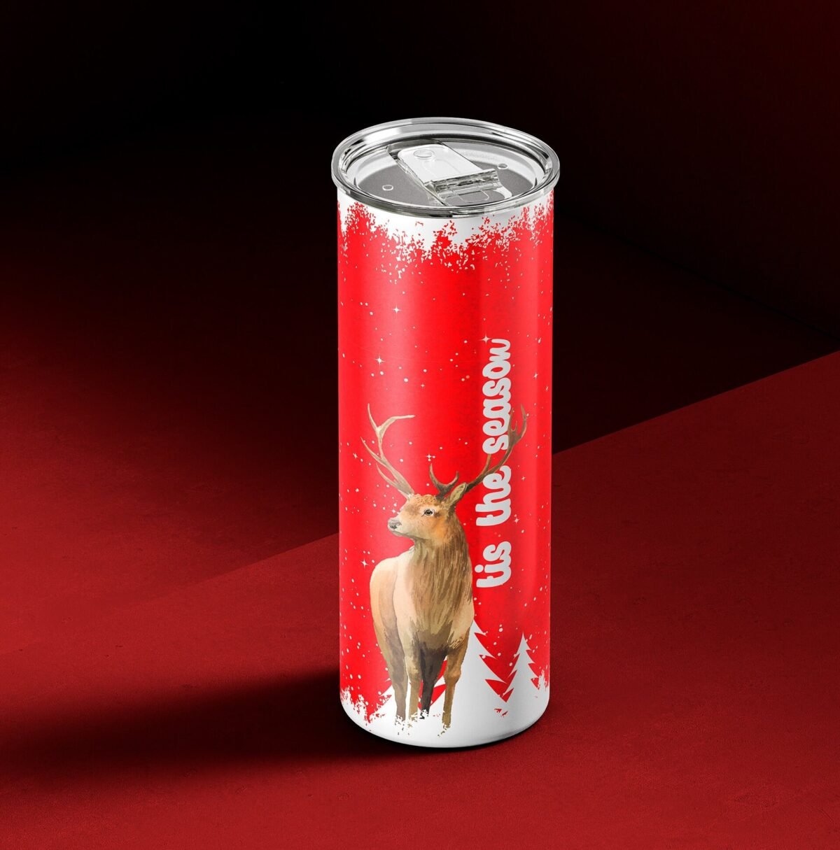 'Tis The Season - Christmas Holidays | 20oz Skinny Tumbler - Image 3