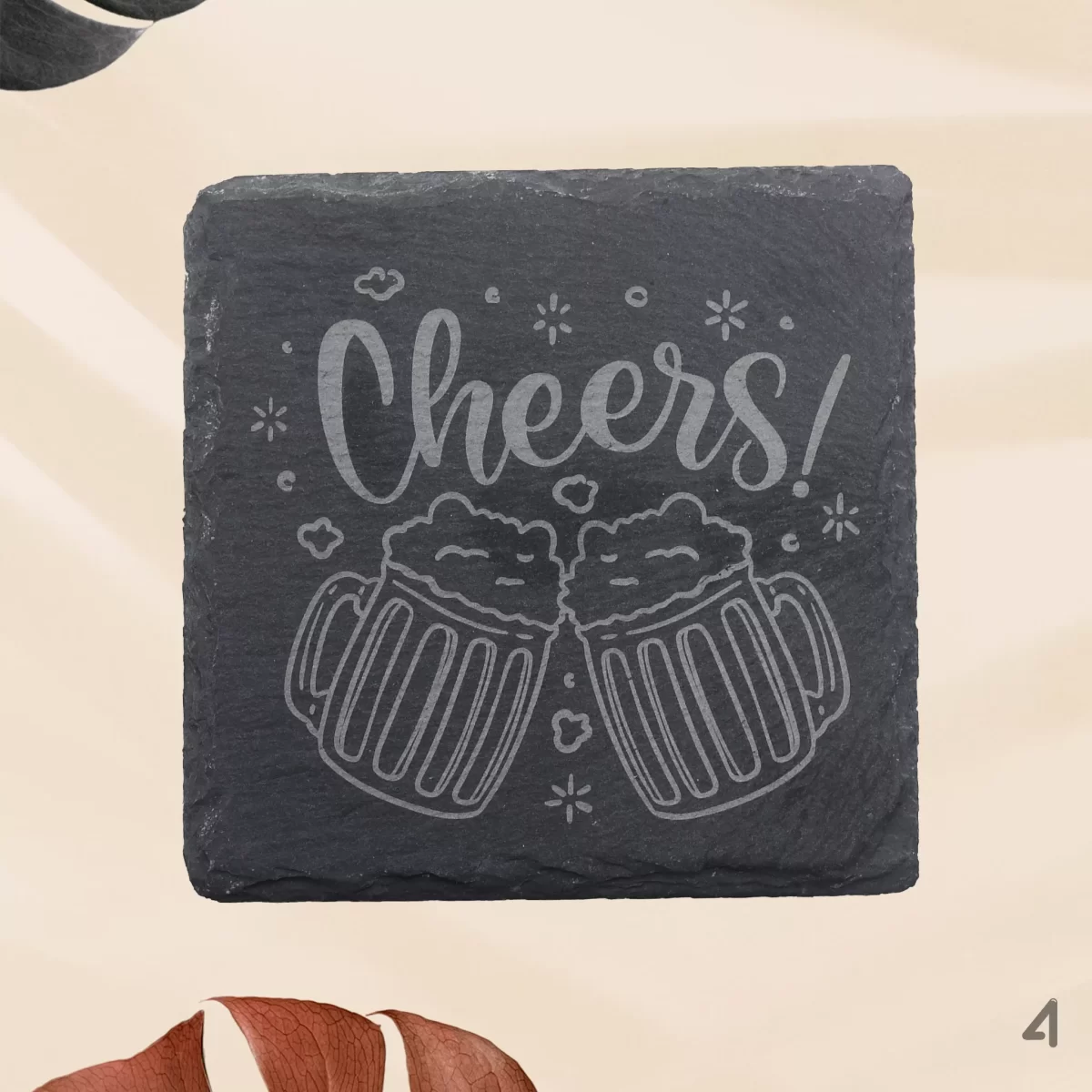 Funny Beer Sayings | Slate Coaster Set - Image 2