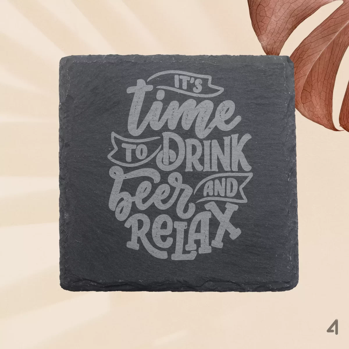 Funny Beer Sayings | Slate Coaster Set - Image 4