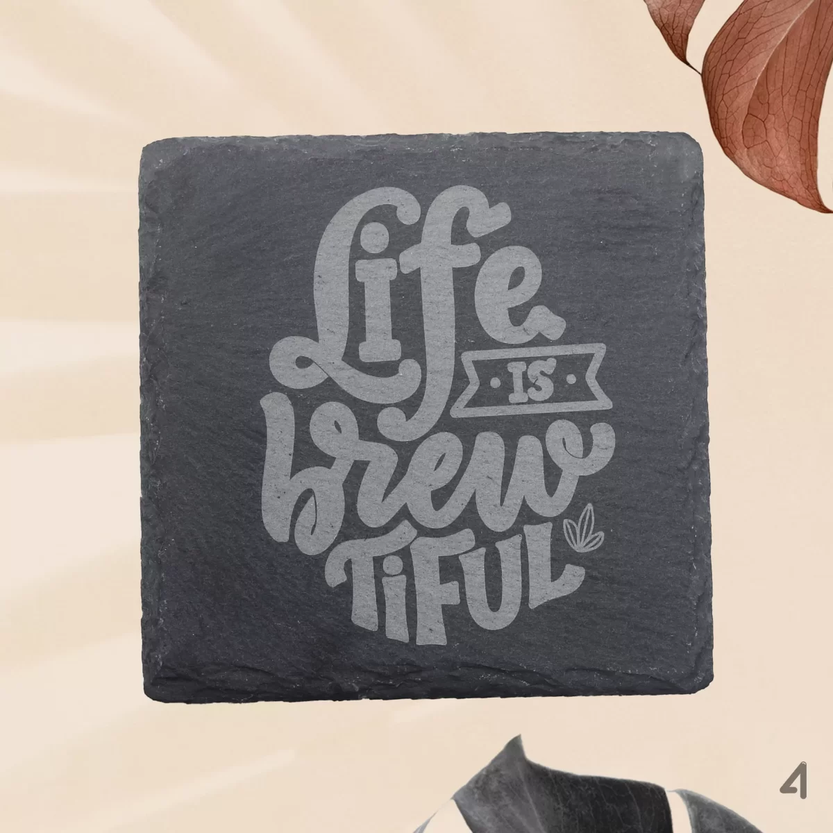 Funny Beer Sayings | Slate Coaster Set - Image 3
