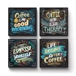 Coffee Set | Square Tile Coasters