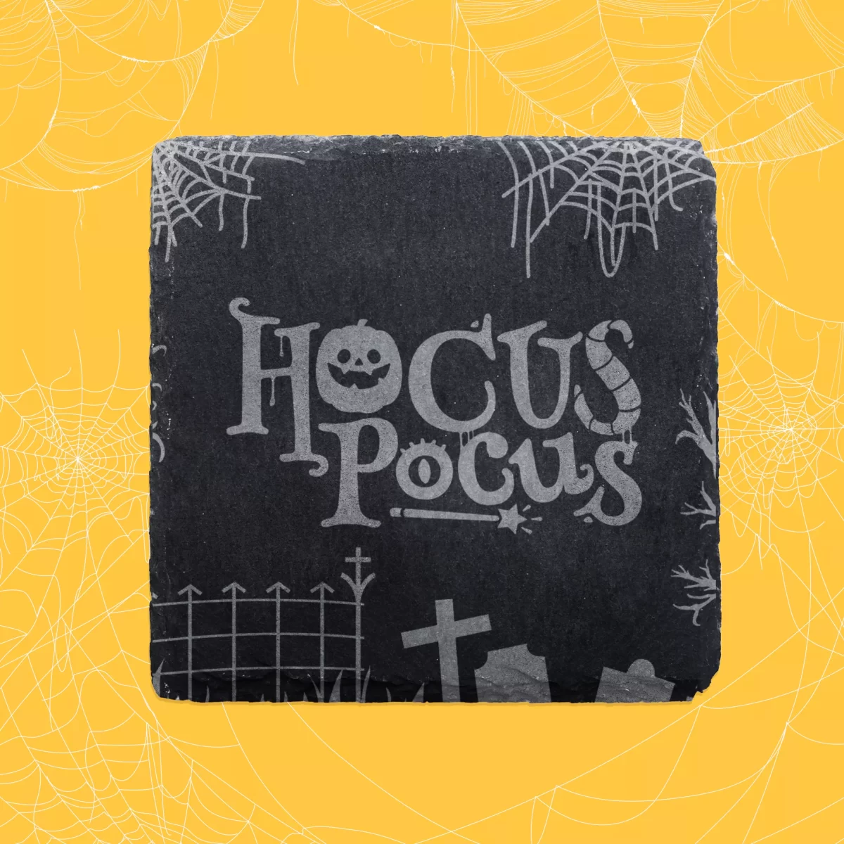 Halloween Funny Sayings | Slate Coaster Set - Image 5