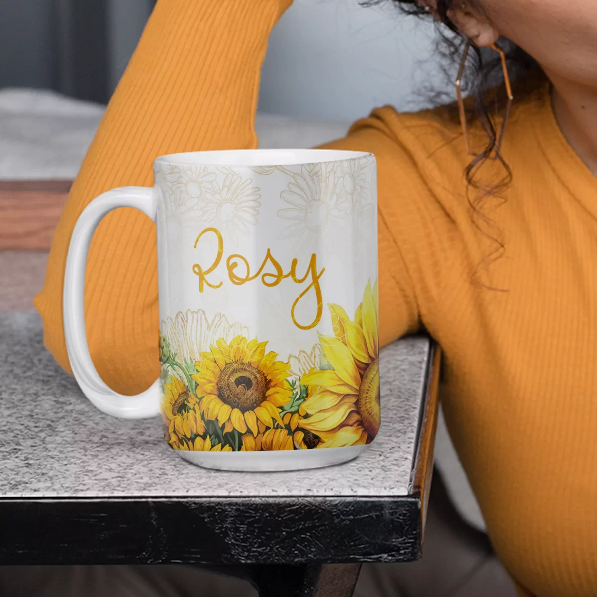 Sunflower Series | 15oz Ceramic Mug - Image 2