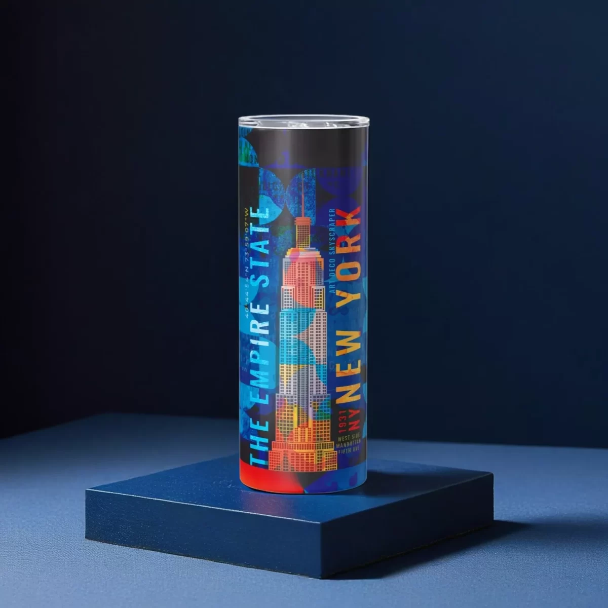 The Empire State - Landmark Series | 20oz Skinny Tumbler - Image 4