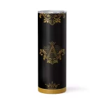 Majestic Gold Letters - A | 20oz Skinny Tumbler