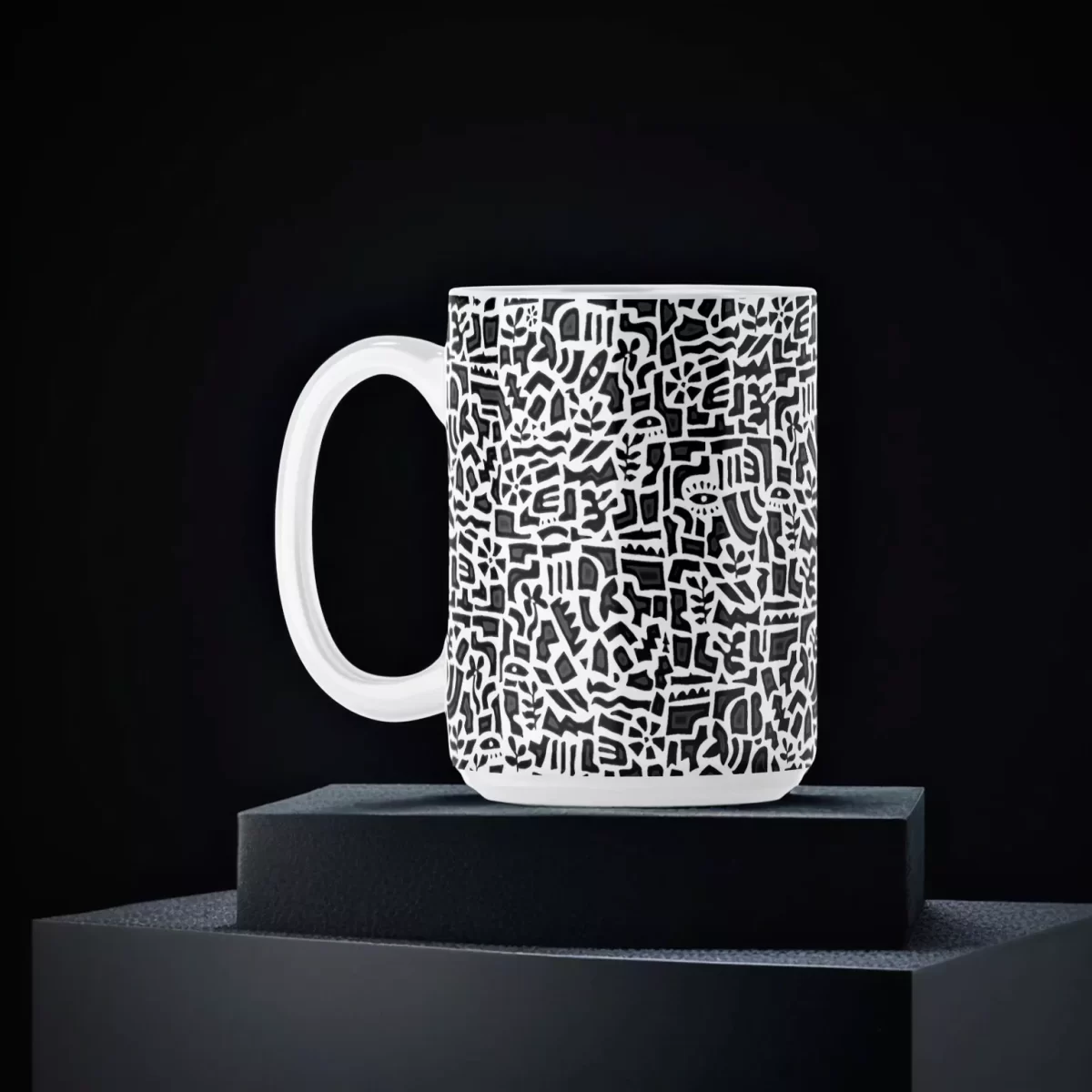 An Abstract Route | 15oz Ceramic Mug - Image 4