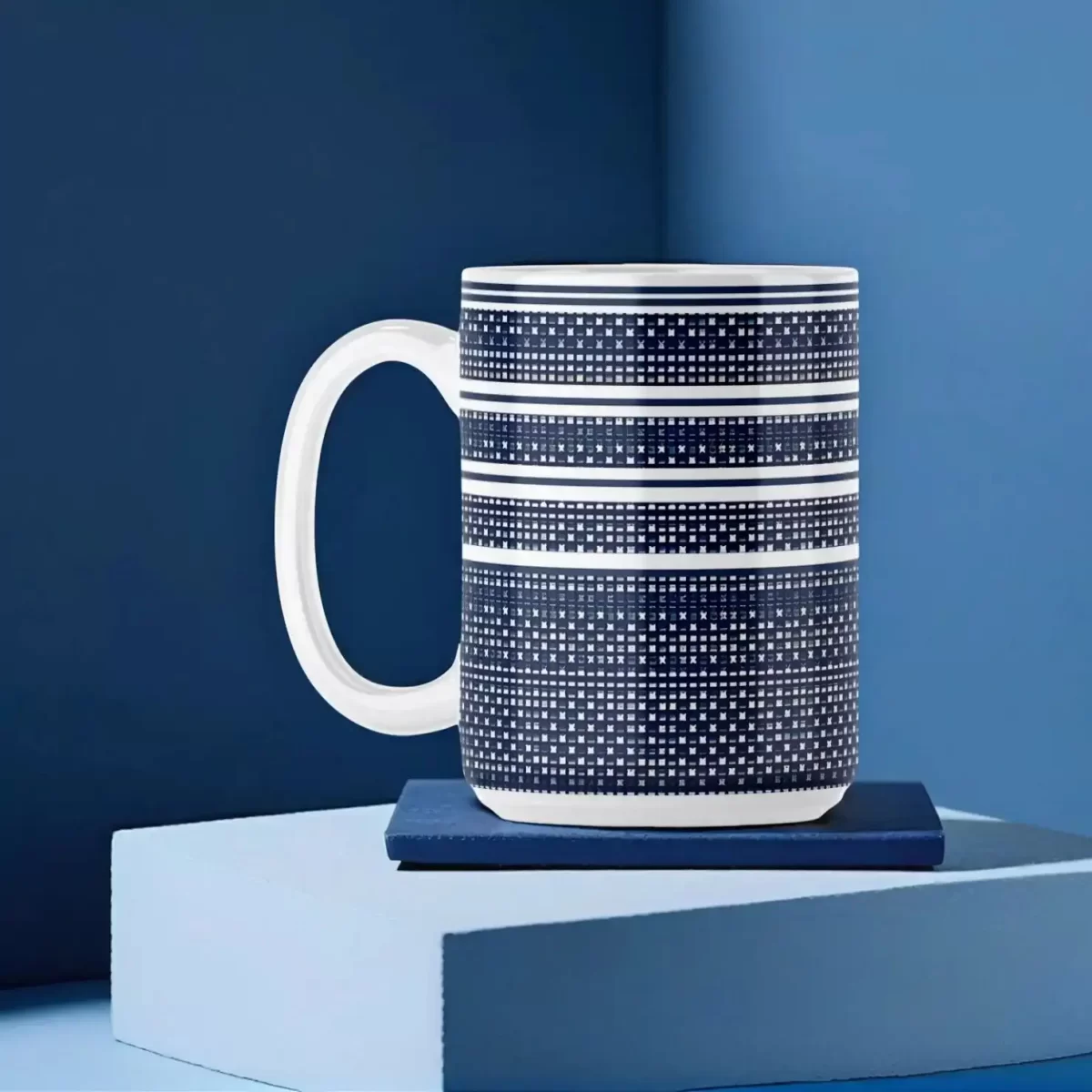 Little Blue Royals | 15oz Ceramic Mug - Image 2