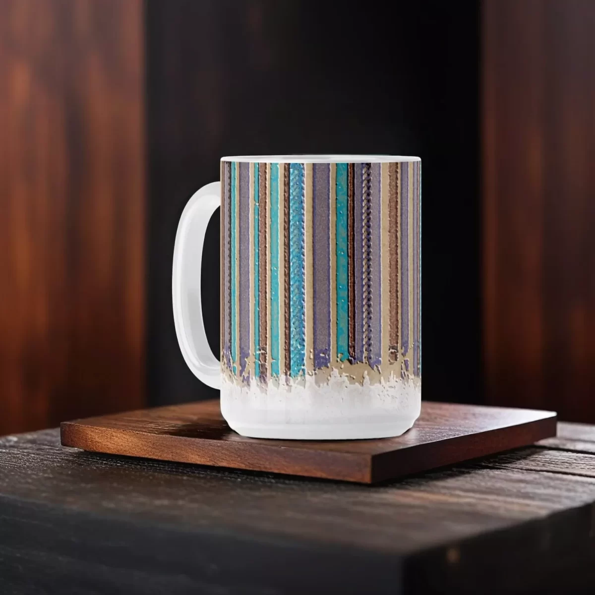 Painted Lines | 15oz Ceramic Mug - Image 4