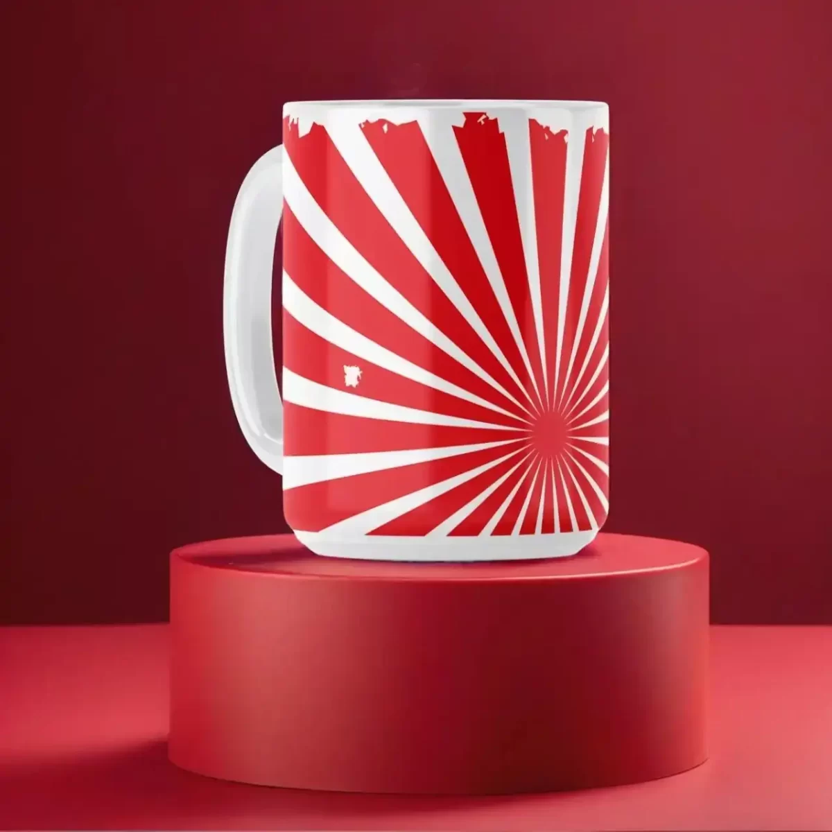 The Super Red Burst | 15oz Ceramic Mug - Image 4