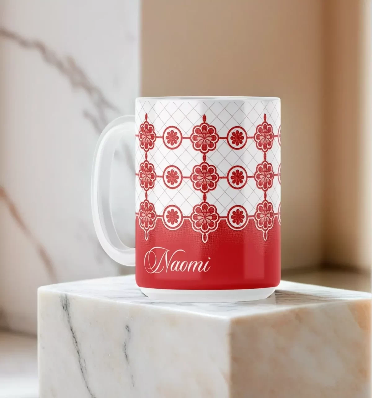 The Real Peal Flower | 15oz Ceramic Mug - Image 2