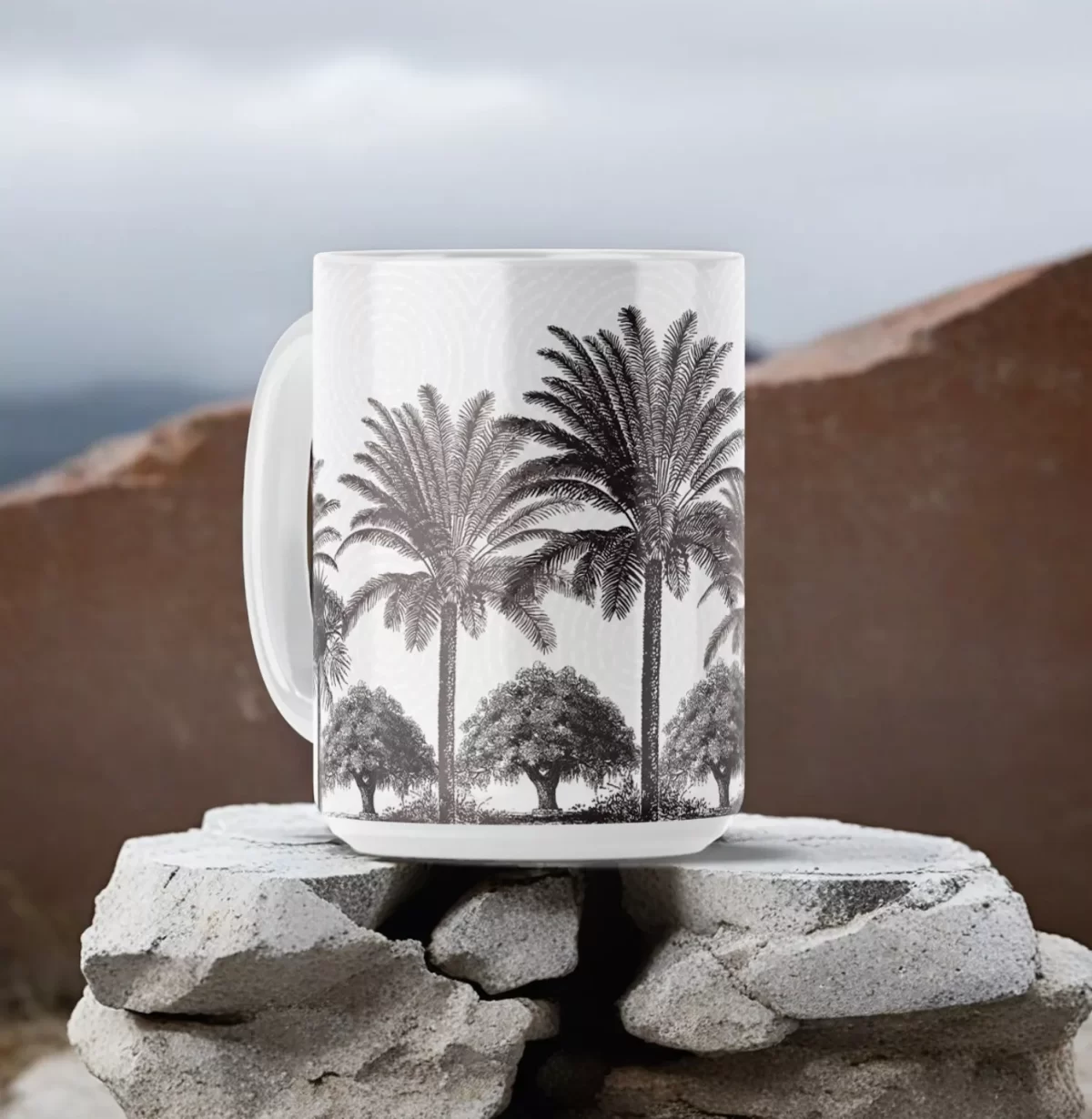 Vintage Trees | 15oz Ceramic Mug - Image 2