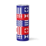 Geometric Shapes Pattern | 20oz Skinny Tumbler