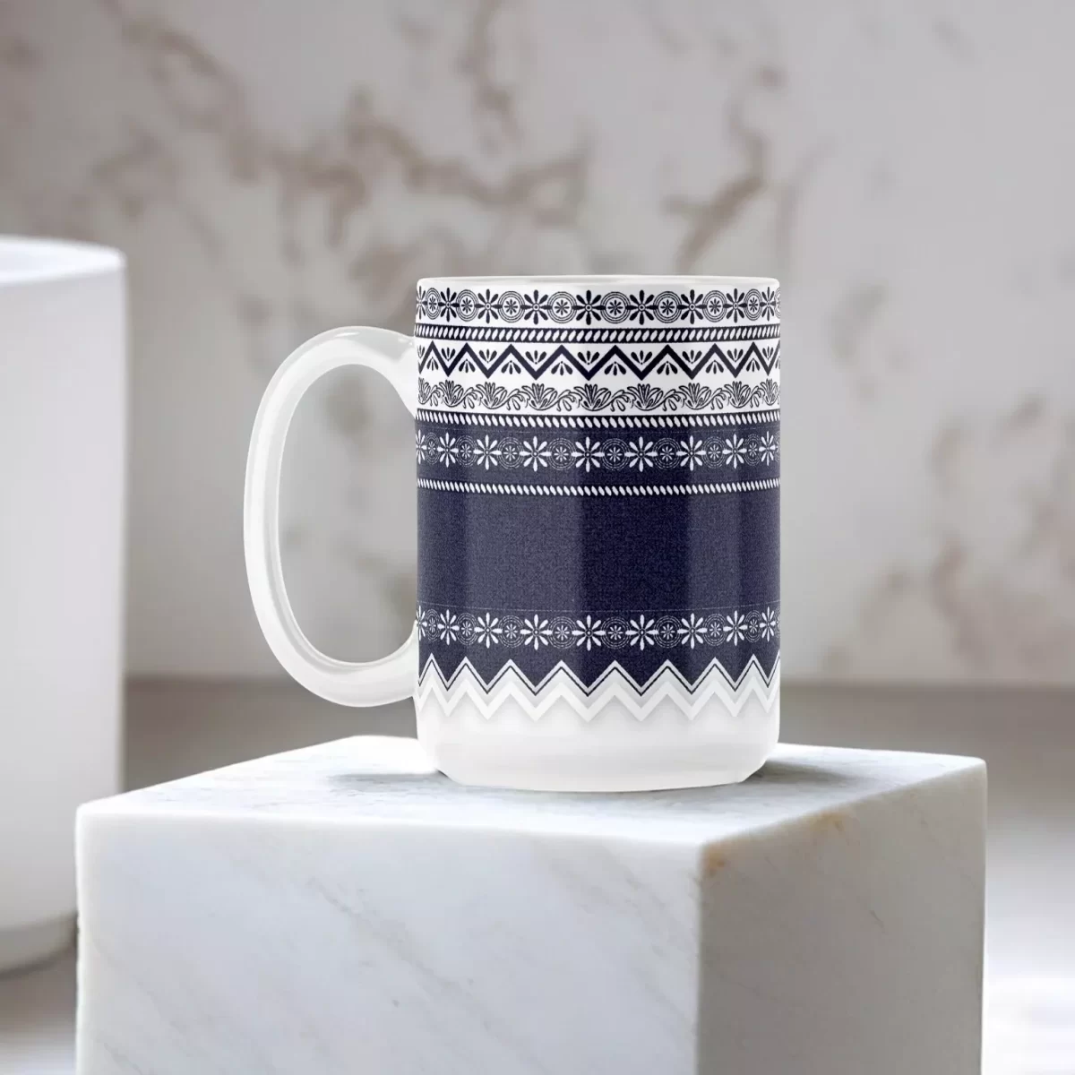 Boho-Inspired Design | 15oz Ceramic Mug - Image 4