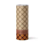 Double Plaid (Custom) | 20oz Skinny Tumbler