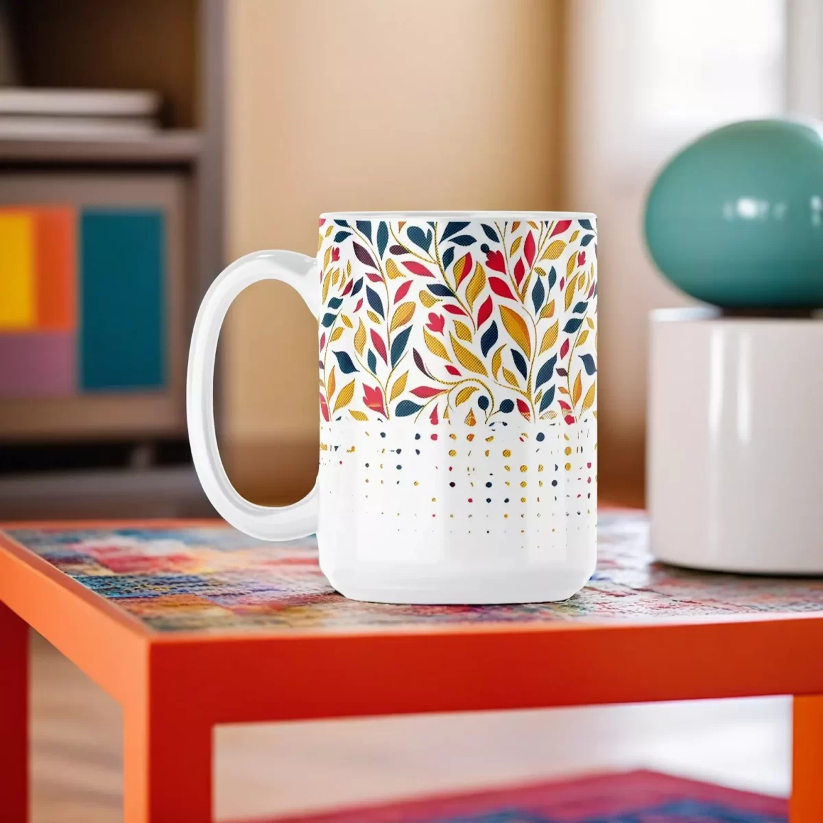 Life in Color | 15oz Ceramic Mug - Image 4