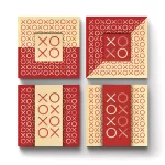 XOXO | Square Tile Coasters