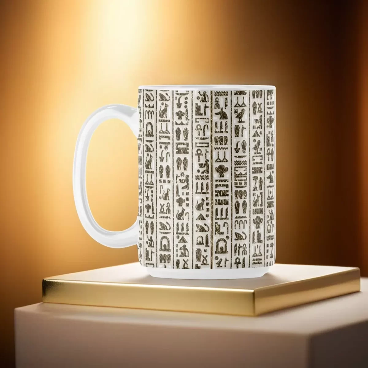 Egyptian Hieroglyphs | 15oz Ceramic Mug - Image 4