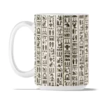 Egyptian Hieroglyphs | 15oz Ceramic Mug