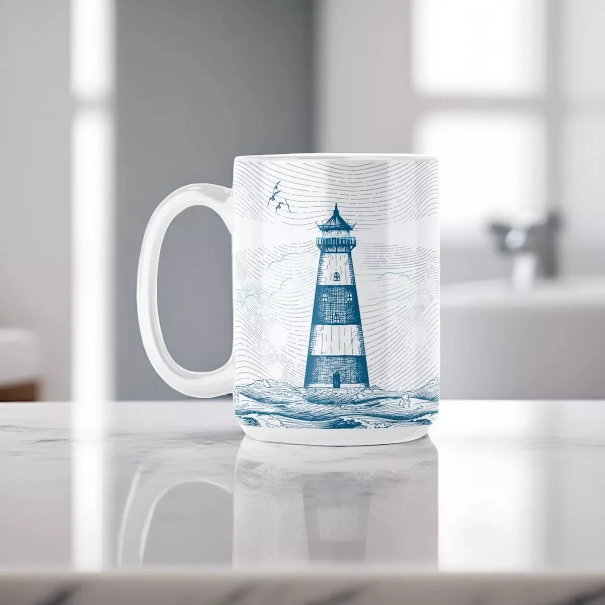 The Lighthouse | 15oz Ceramic Mug - Image 4