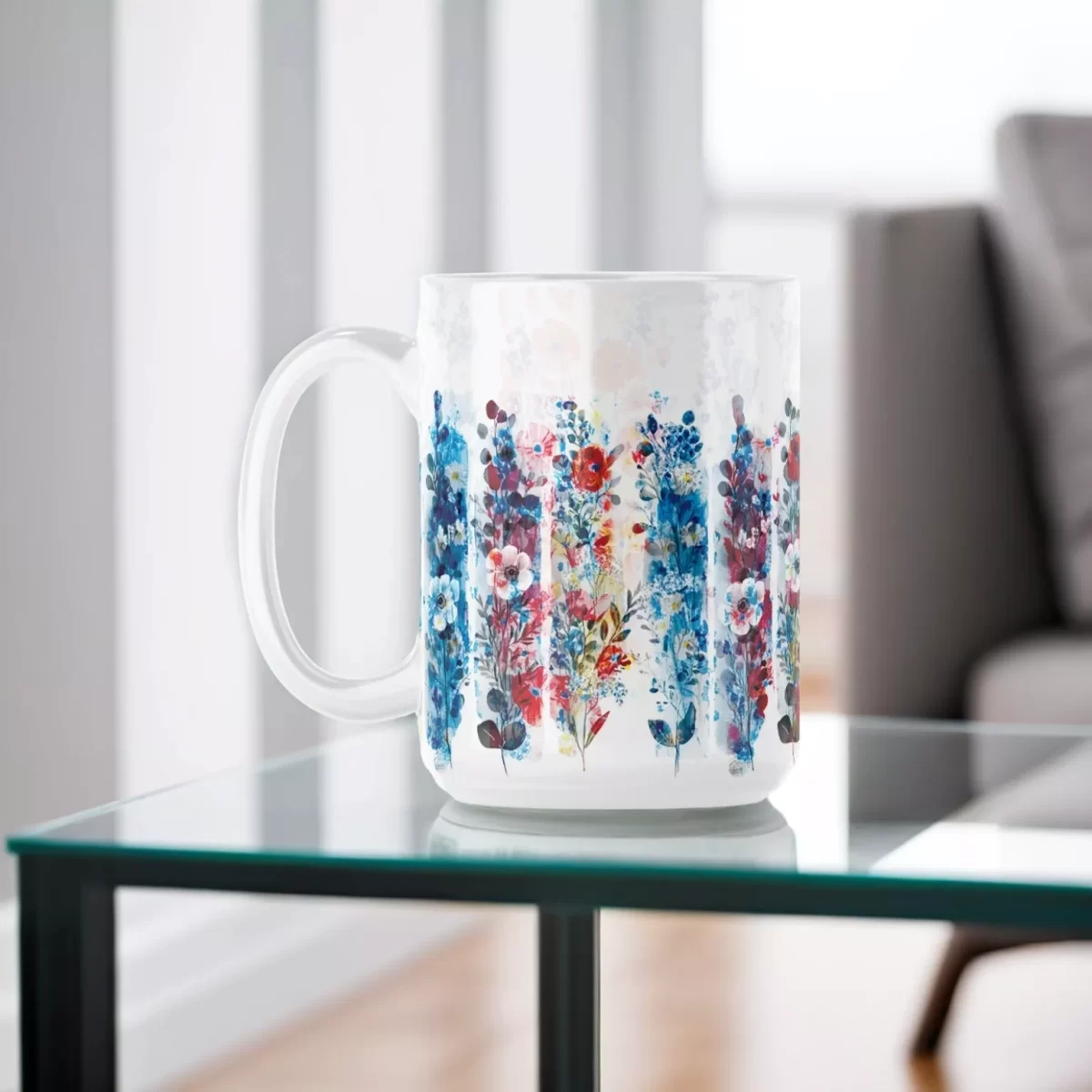 Watercolor Mix | 15oz Ceramic Mug - Image 2