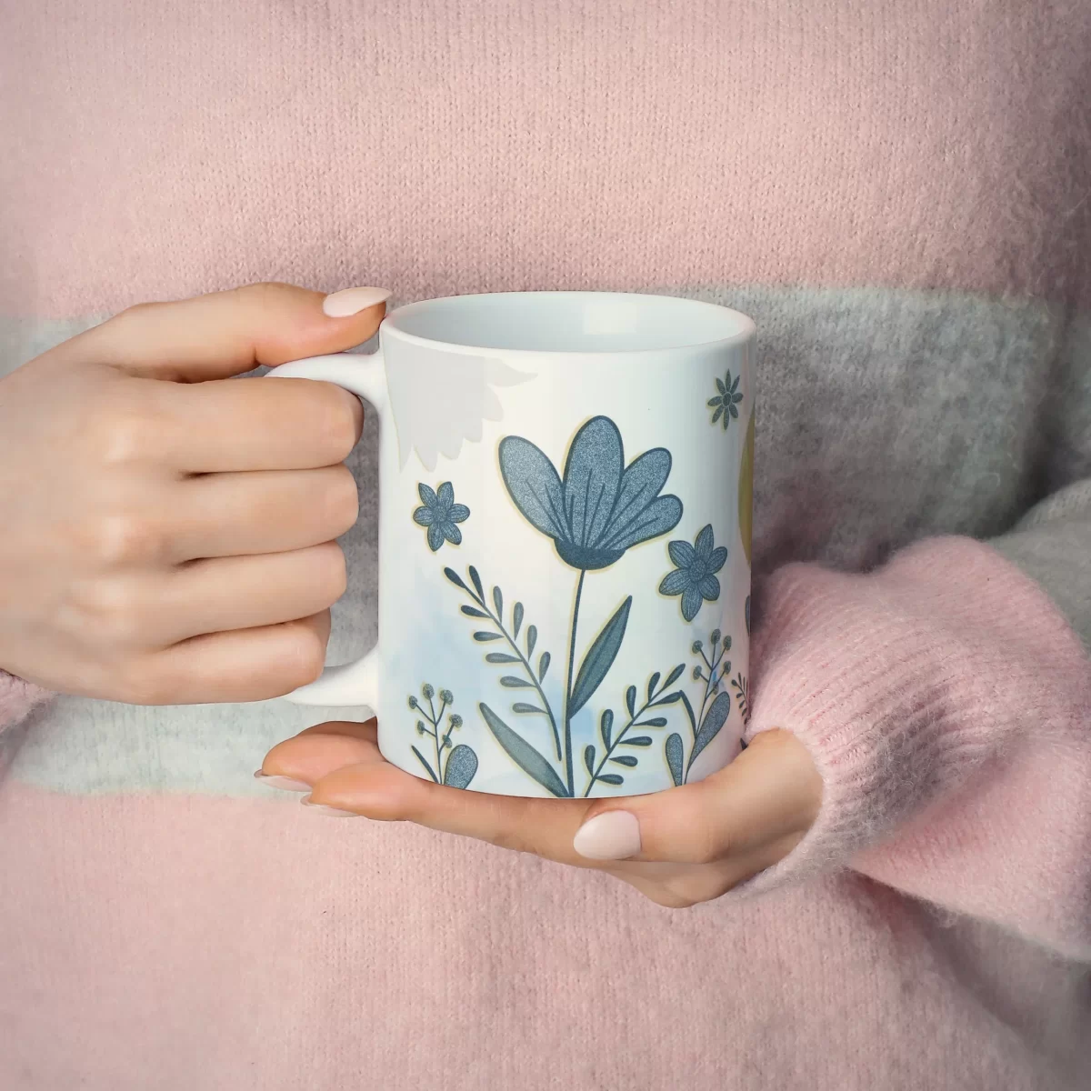 Awesome Mood Flowers | 11oz Ceramic Mug - Image 2