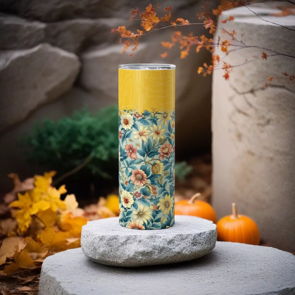 Floral Pattern Set - Boomtide | 20oz Skinny Tumbler - Image 4