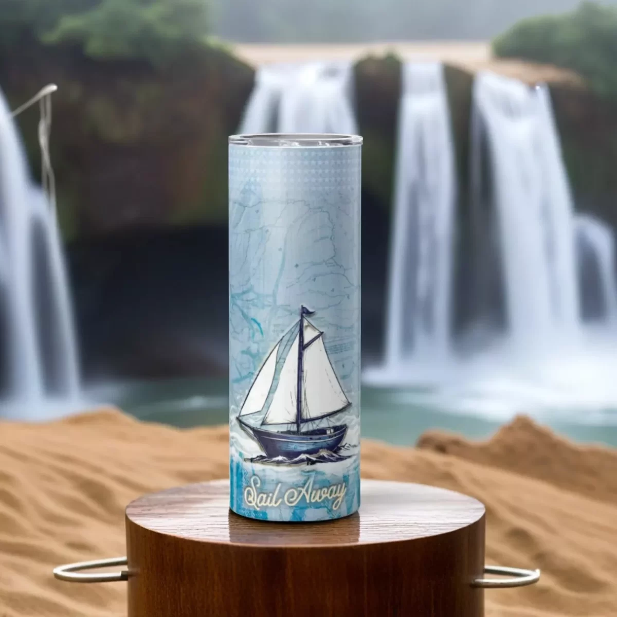 Sail Away | 20oz Skinny Tumbler - Image 4