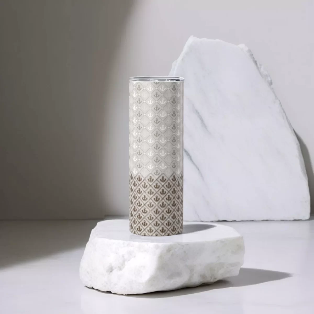 Ship's Anchor Pattern | 20oz Skinny Tumbler - Image 4