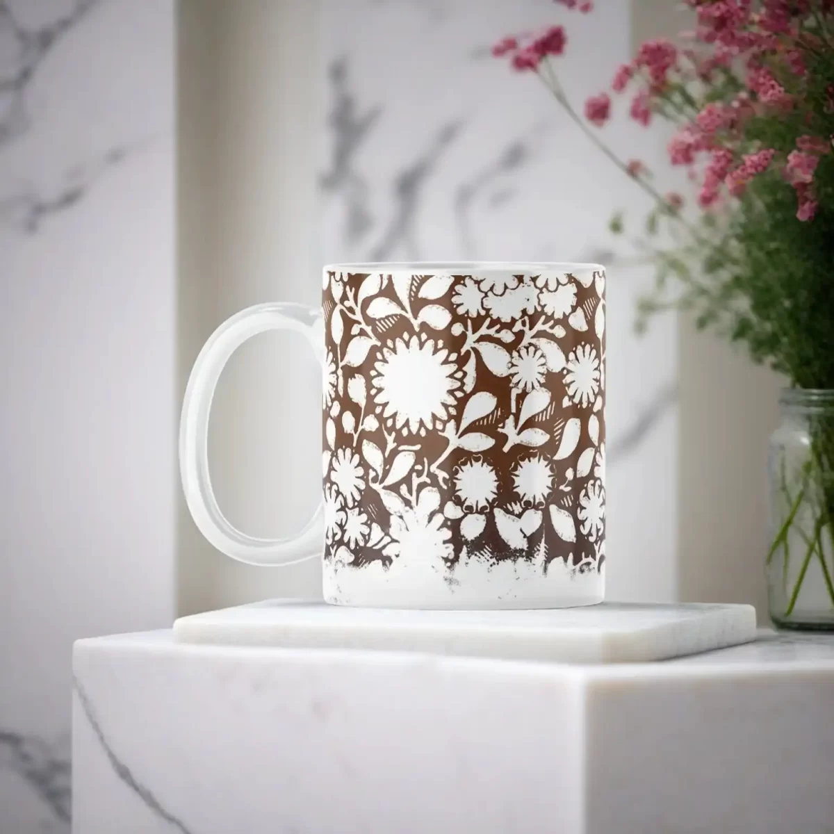Floral #5 | 11oz Ceramic Mug - Image 4