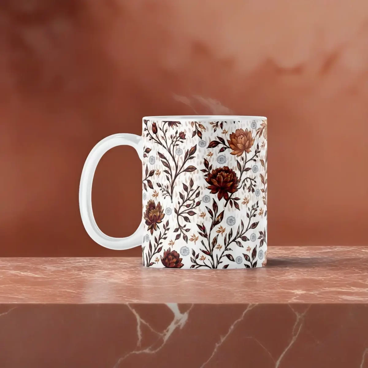 Floral Charm | 11oz Ceramic Mug - Image 4