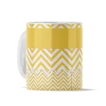 Golden Chevron | 11oz Ceramic Mug
