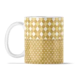 Harlequins+Dots | 11oz Ceramic Mug