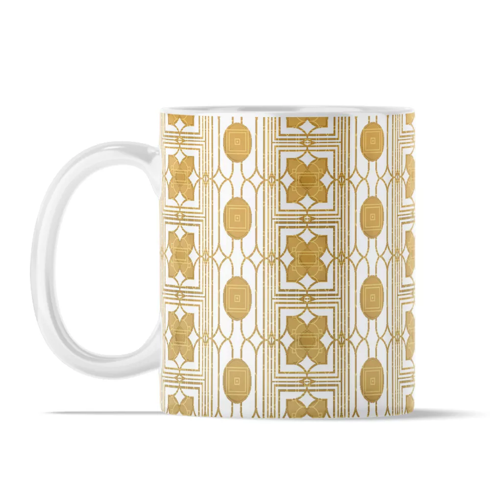 Retro Deco-C-11oz-Ceramic-Mug-No4mat Retro Deco | 11oz Ceramic Mug - Image 1