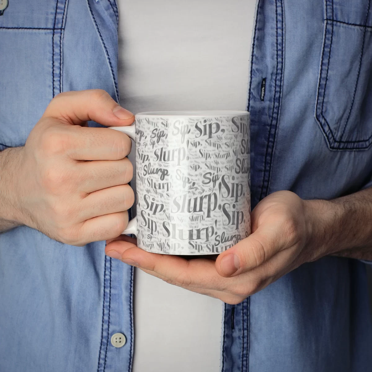 Sip, Sip, Slurp | 11oz Ceramic Mug - Image 3