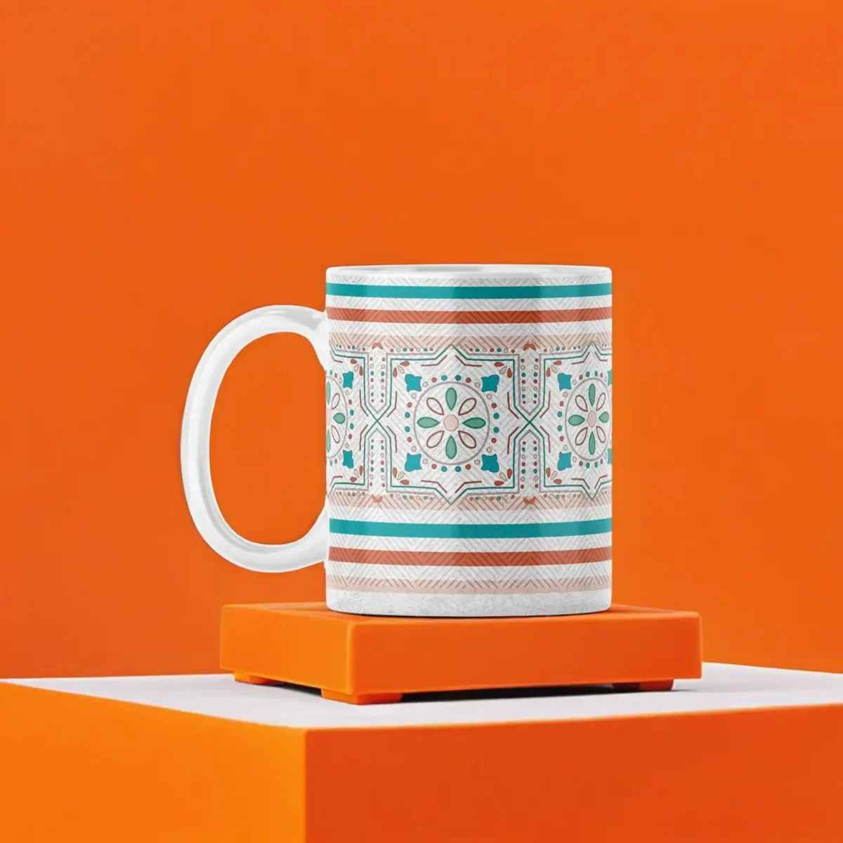 Tile of Thera | 11oz Ceramic Mug - Image 4