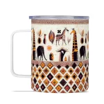 Africa - The Motherland Pattern v1 | Insulated Travel Mug