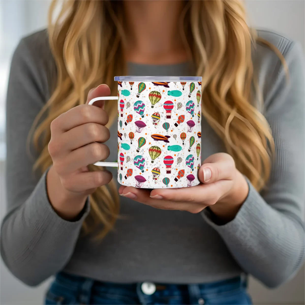 Air Balloon Goodness | Insulated Travel Mug - Image 3