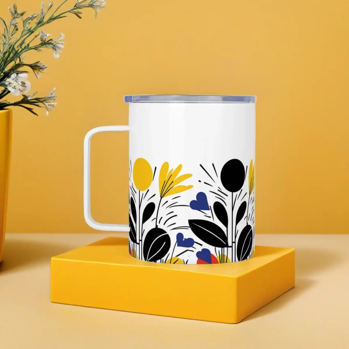 Botanical Illustration | Insulated Travel Mug - Image 2
