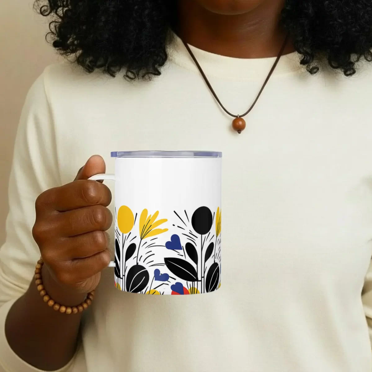 Botanical Illustration | Insulated Travel Mug - Image 3