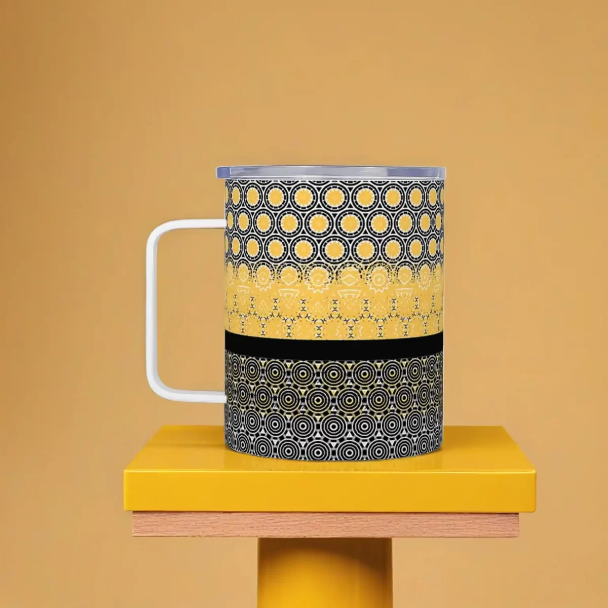 Circular Pattern | Insulated Travel Mug - Image 4