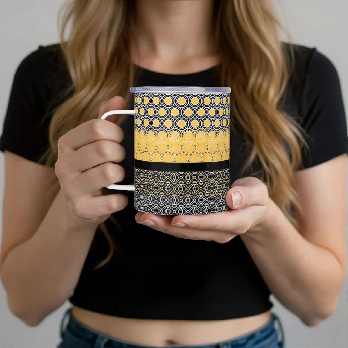 Circular Pattern | Insulated Travel Mug - Image 3
