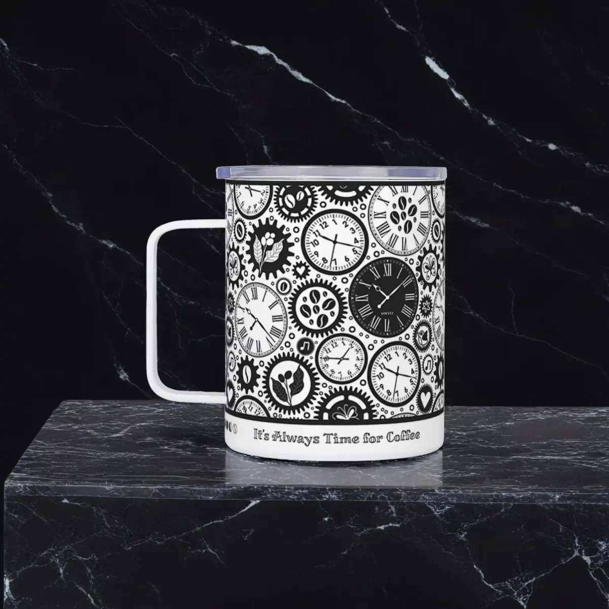 It's Always Time for Coffee | Insulated Travel Mug - Image 4