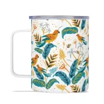 Little Birds Pattern | Insulated Travel Mug