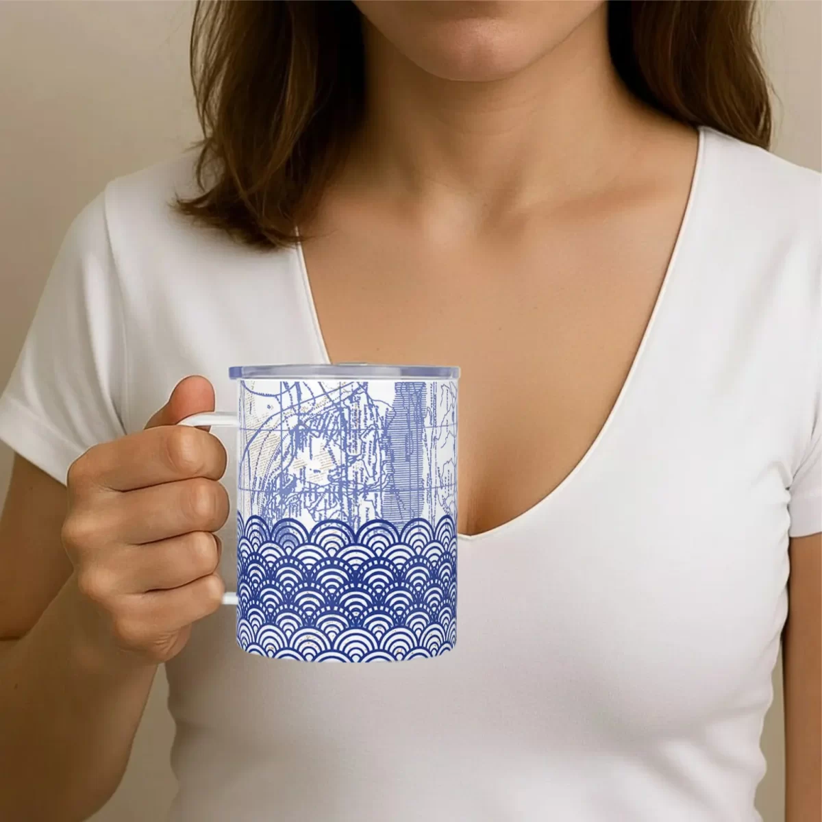 Open Sea | Insulated Travel Mug - Image 2