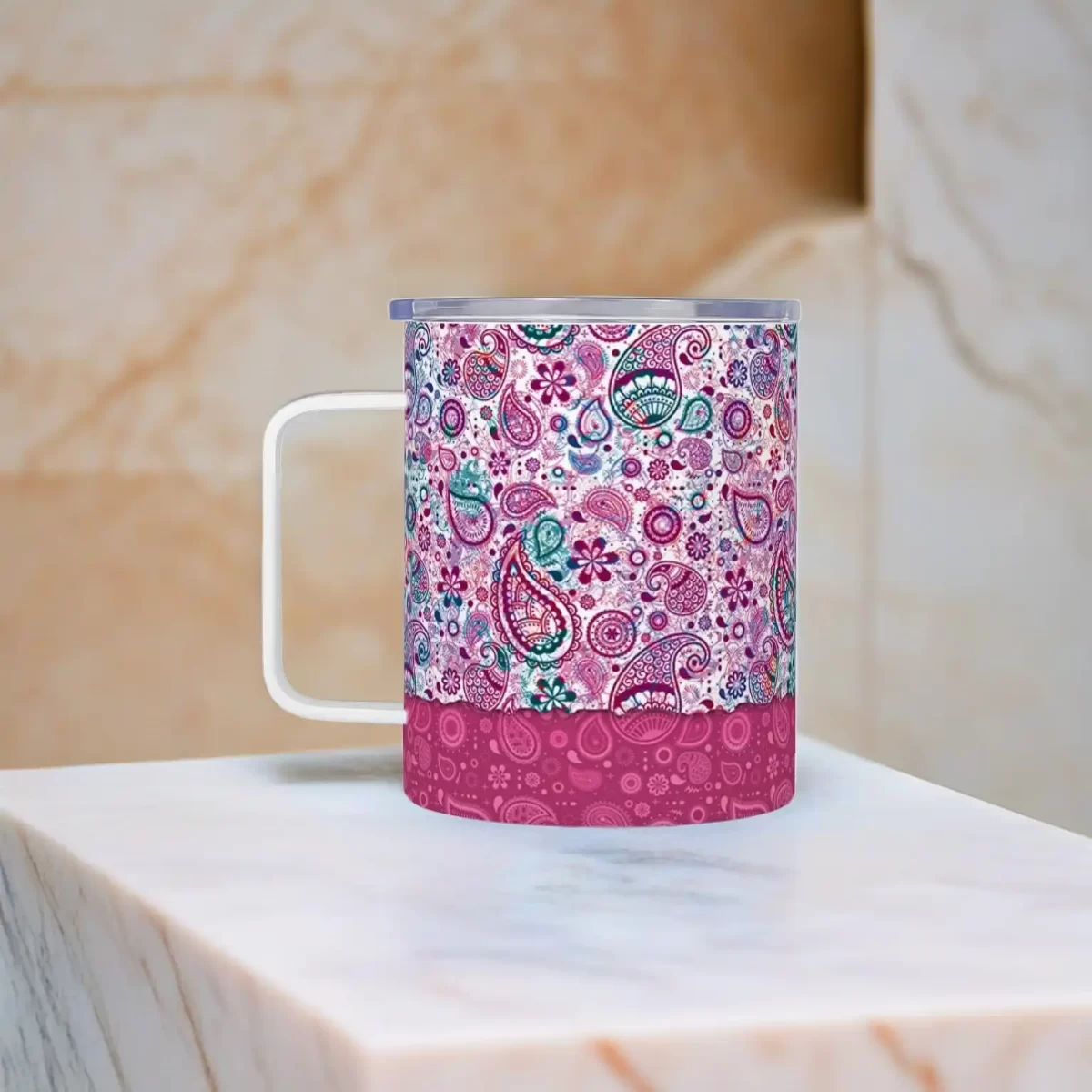 Paisley Land Series | Insulated Travel Mug - Image 4