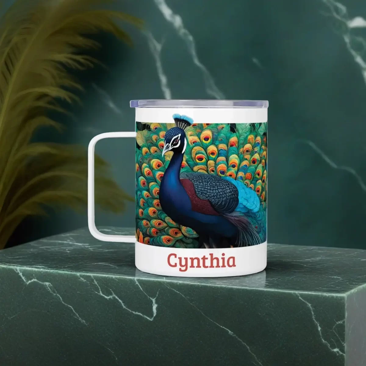 Peacock Series | Insulated Travel Mug - Image 4