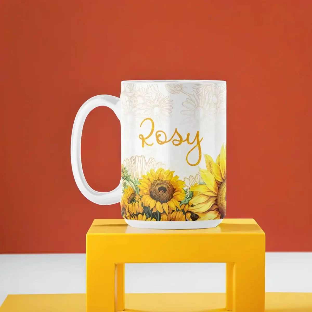 Sunflower Series | 15oz Ceramic Mug - Image 4